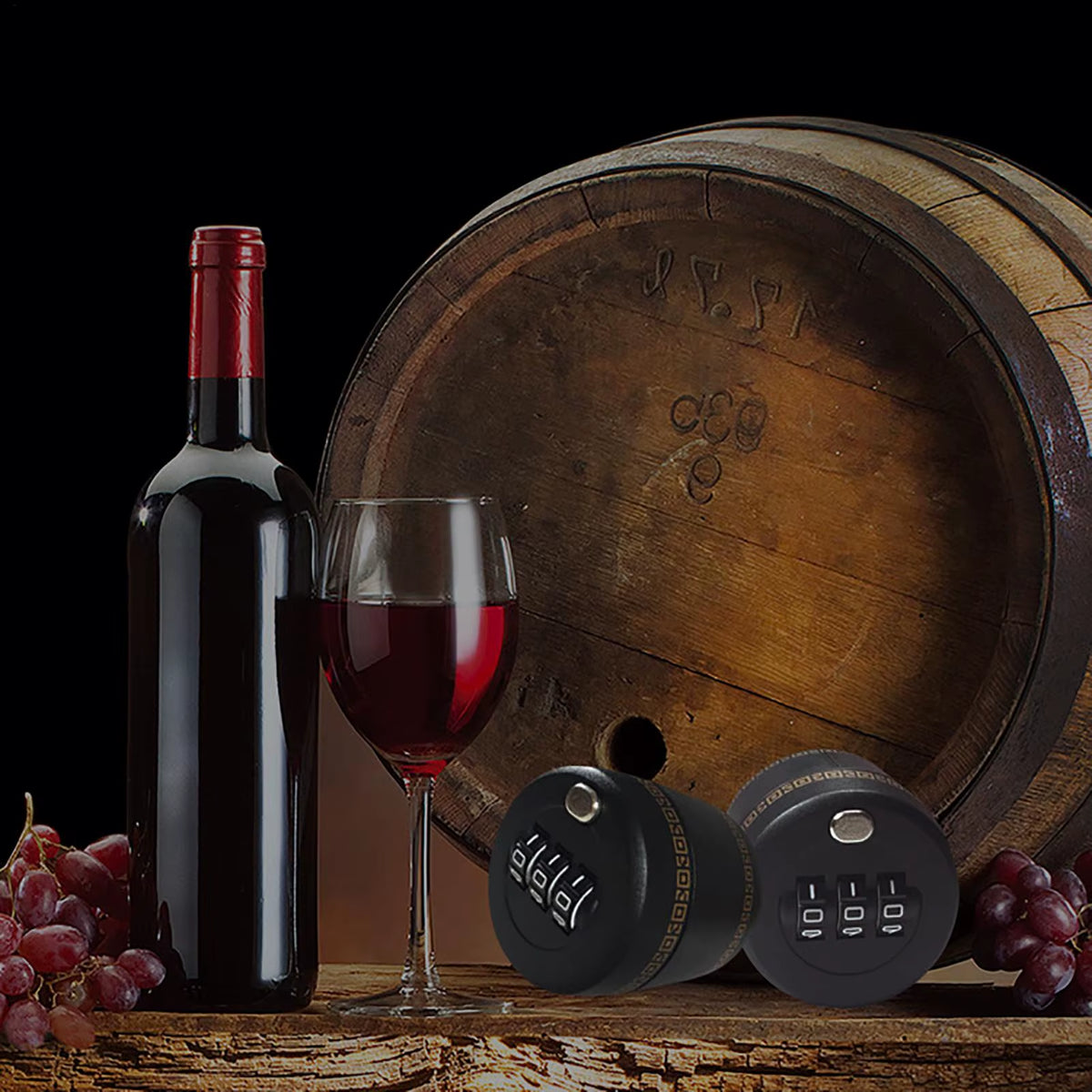 Wine Bottle Password Lock Combination Lock Wine Stopper Not Exposed to Children Lock Wine Cover Lock Wine Bottle Lock